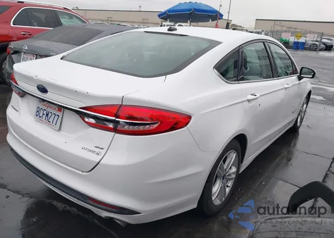 2018 Ford Fusion Hybrid Se from USA, damaged, VIN 3FA6P0LU6JR172576
